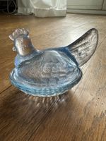 Huhn aus Glas ca. 12cm lang und 10cm breit