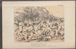 DANTE divine comedy Inferno chant XXIV v91 Thieves old print