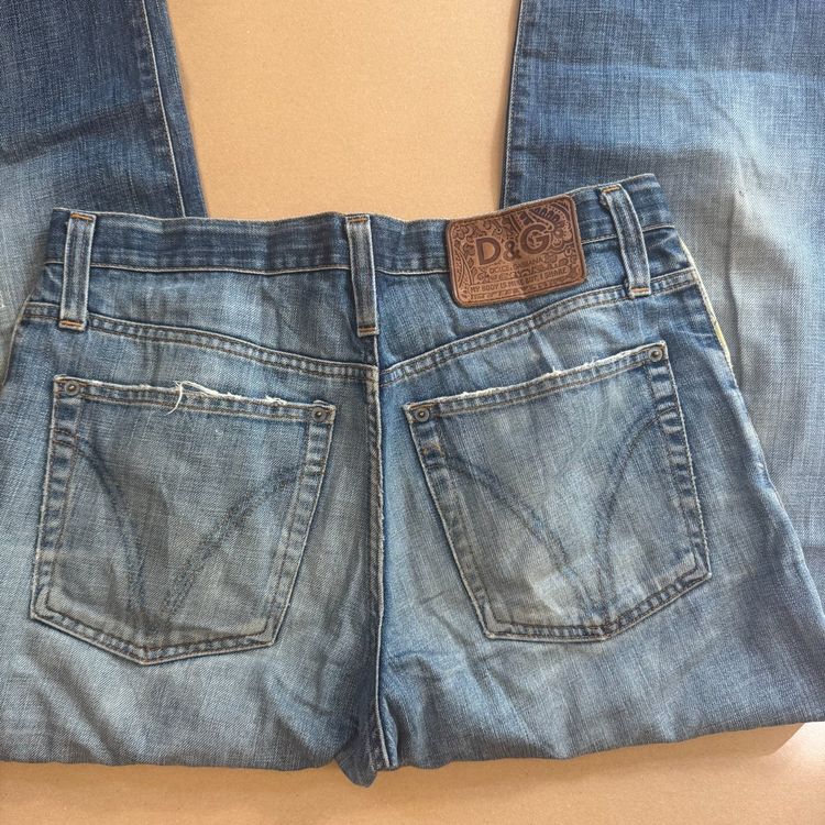 Dolce & Gabbana Jeans: Dolce & Gabbana vintage Y2K straight leg jeans (versace 90s) – Usato da Rheinfelden venduto da sourced_limited 1