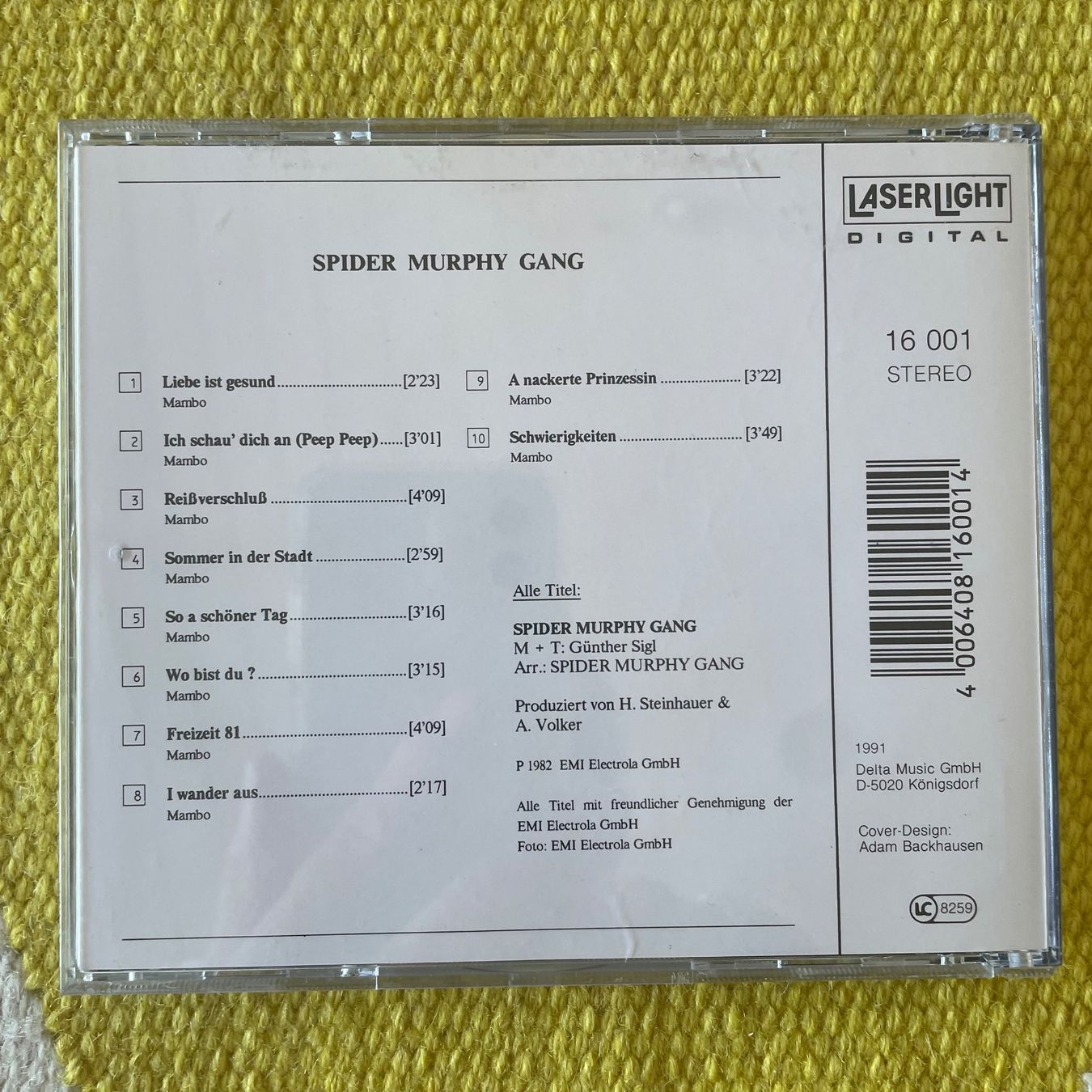 CD: SPIDER MURPHY GANG-SPIDER MURPHY GANG – Usato da Rorschacherberg venduto da CD-Roli 1