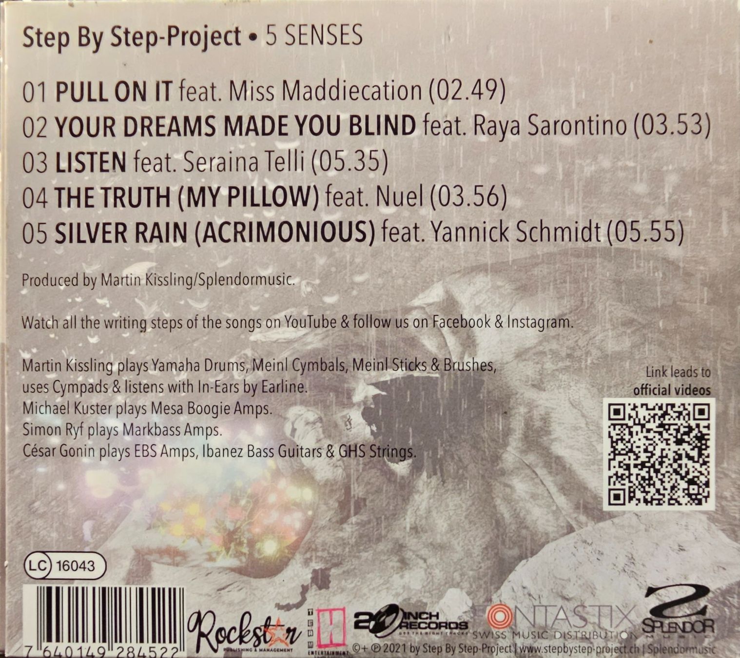 CD: Step by Step-Project - 5 Senses – Usato da Wahlen b. Laufen venduto da Cg10 2