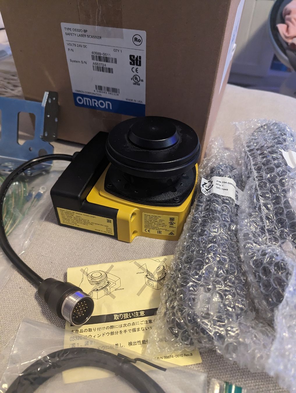 Omron Messen: OMRON OS32C IP65 LASER SCANNER 270GR – Gebraucht aus Baden von swiss-alps