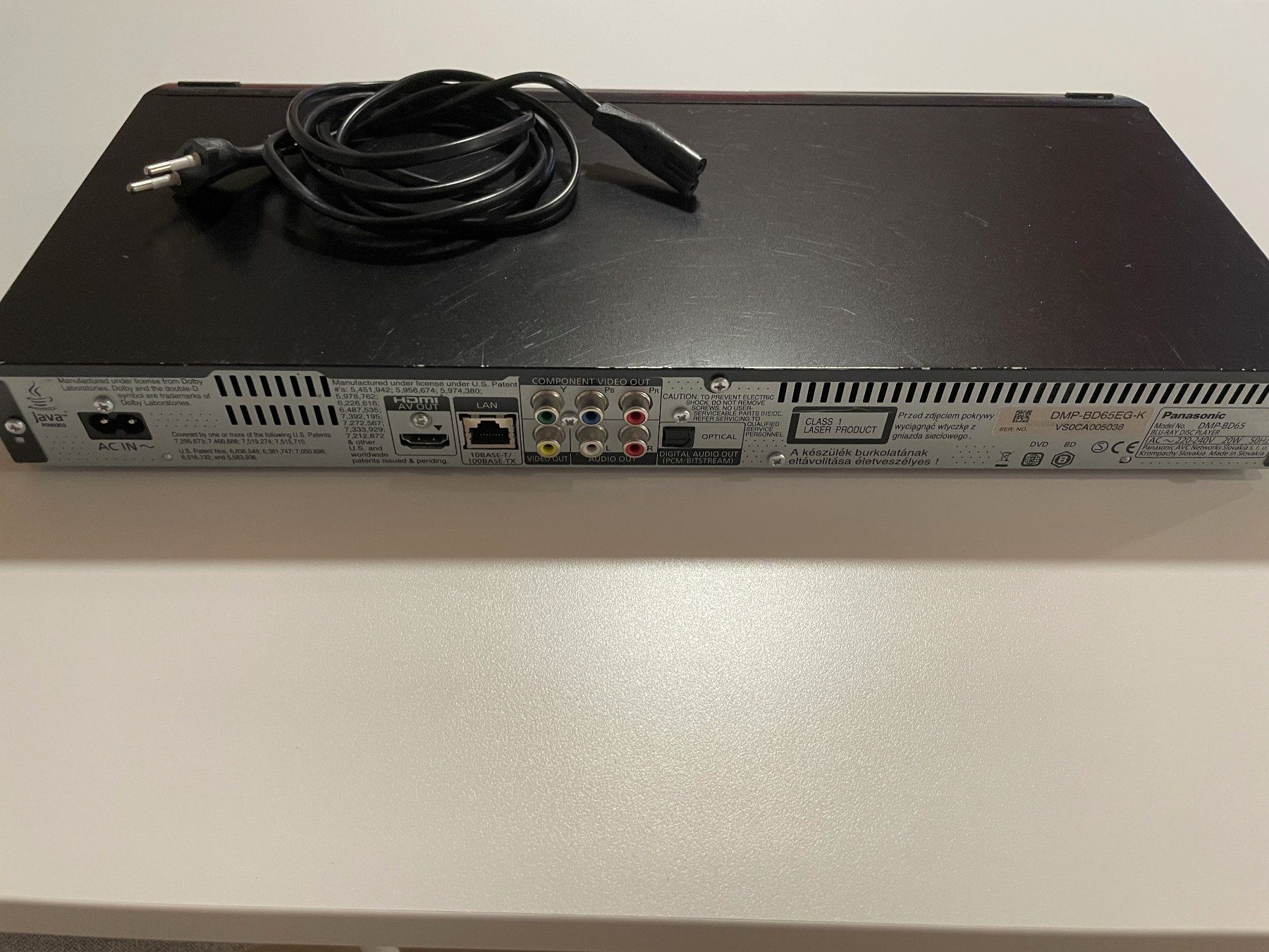 Panasonic Multimediaplayer & Streamer: Blu-ray Player Panasonic DMP-BD65EG-K – Gebraucht aus Affeltrangen von Mowgli_123 5