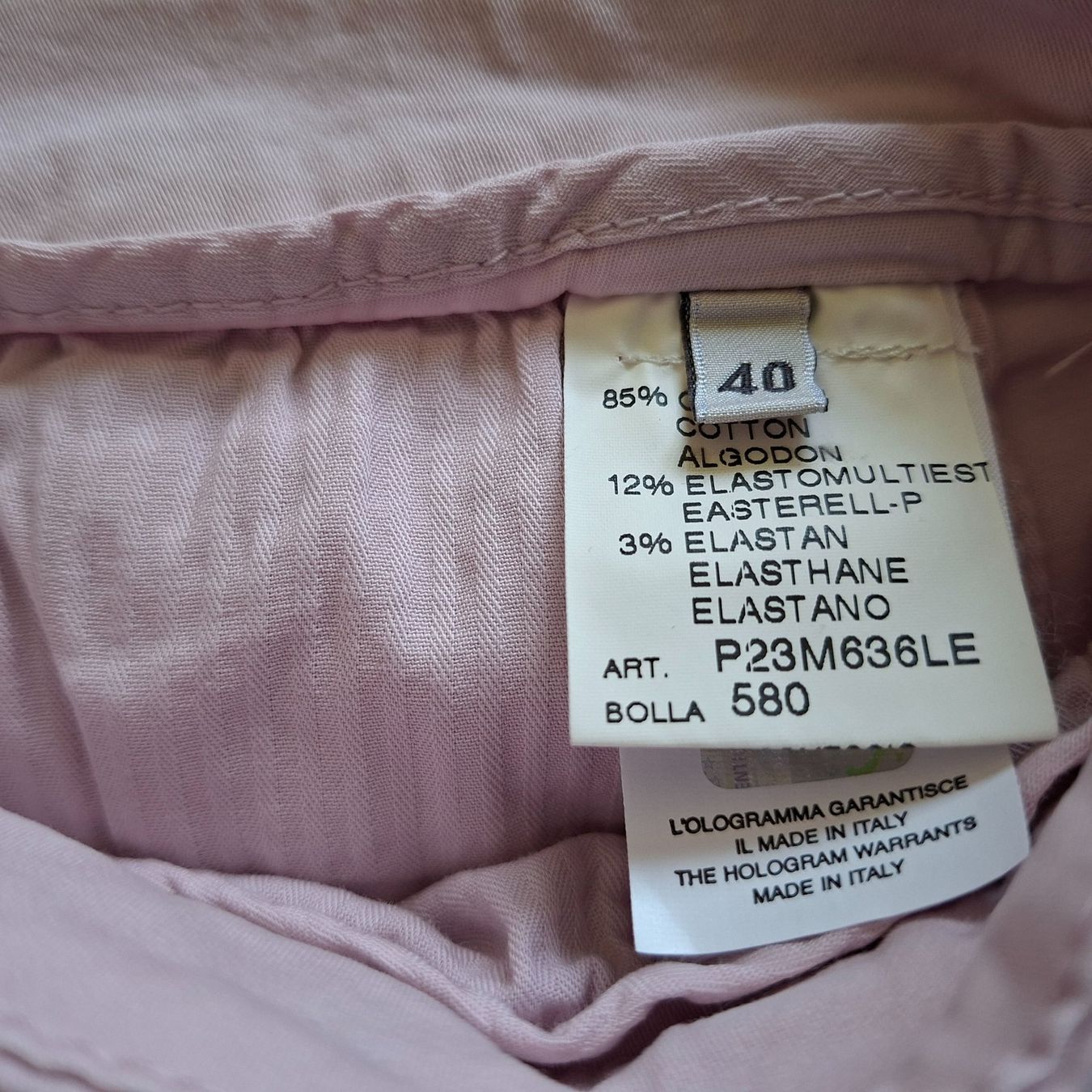 Hosen: Via Mansini 80 Leichte Sommerhose mit Fransenbund – Gebraucht aus Stäfa von meridianum 6