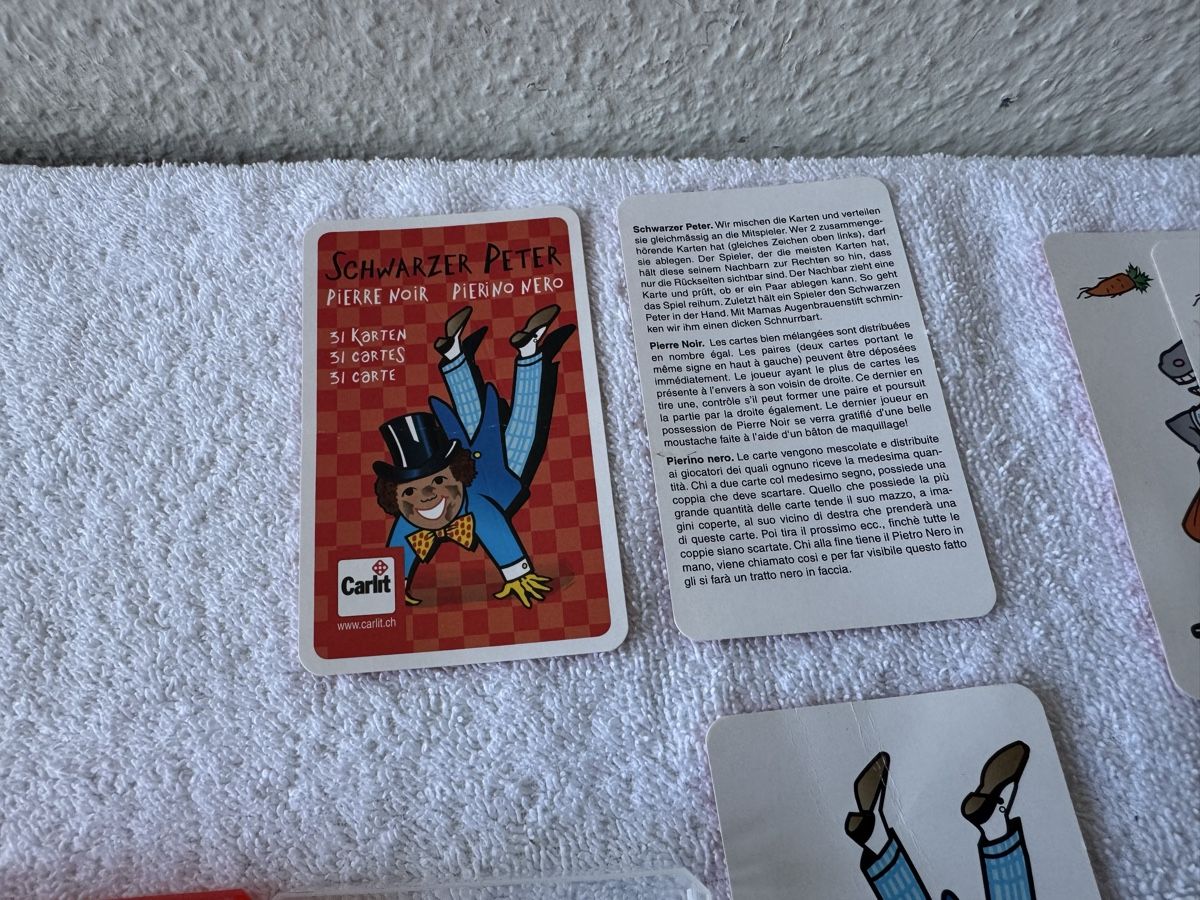 Carlit Spiele: Schwarzer Peter Spiel – Gebraucht aus Lenzburg von Meister_k 2