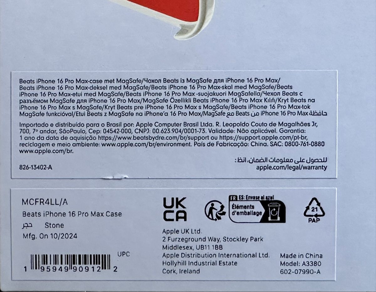 Apple Cover & Protezioni schermo: Beats iPhone 16 Pro Max Hülle NEU/OVP – Nuovo e nell'imballaggio originale da Bremgarten AG venduto da vom_ss66 3