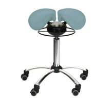 Sattelhocker mit Swing-Mechanismus HELLBLAU