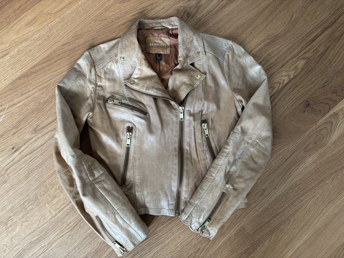 Mango Giacche: Lederjacke:  Mango  leather biker jacket Size M – Usato da Zürich venduto da cha_jz8q 4