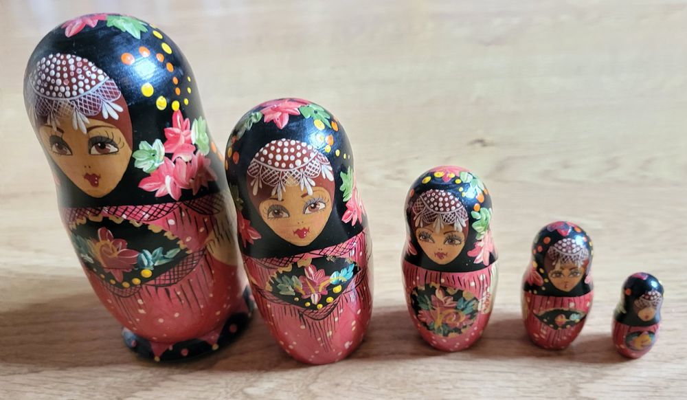 Poupées gigognes (matriochka) 5 pièces | Kaufen auf