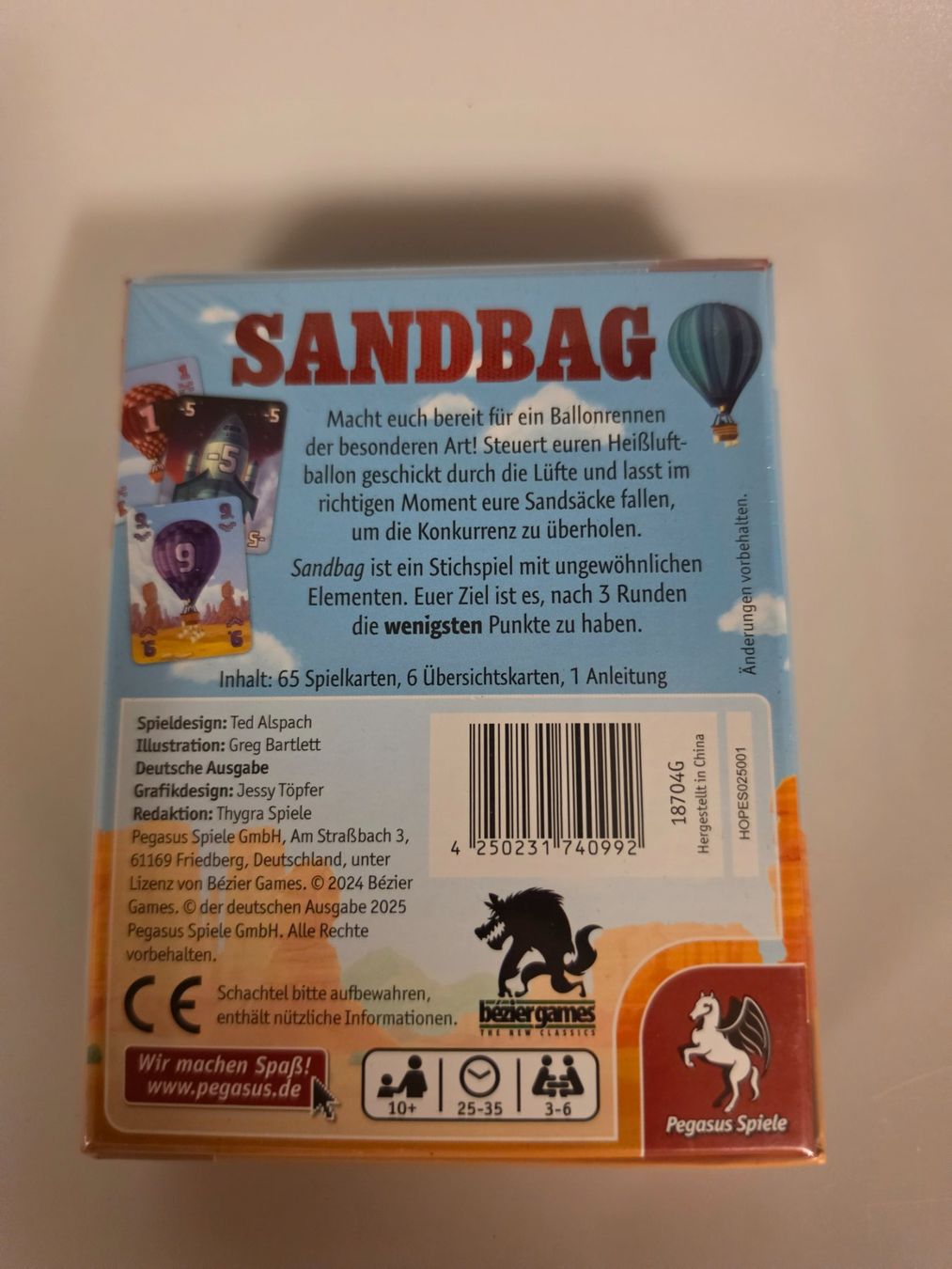 Giochi: Sandbag Spiel Neu – Nuovo e nell'imballaggio originale da Oberuzwil venduto da aseinkaufswelt 1