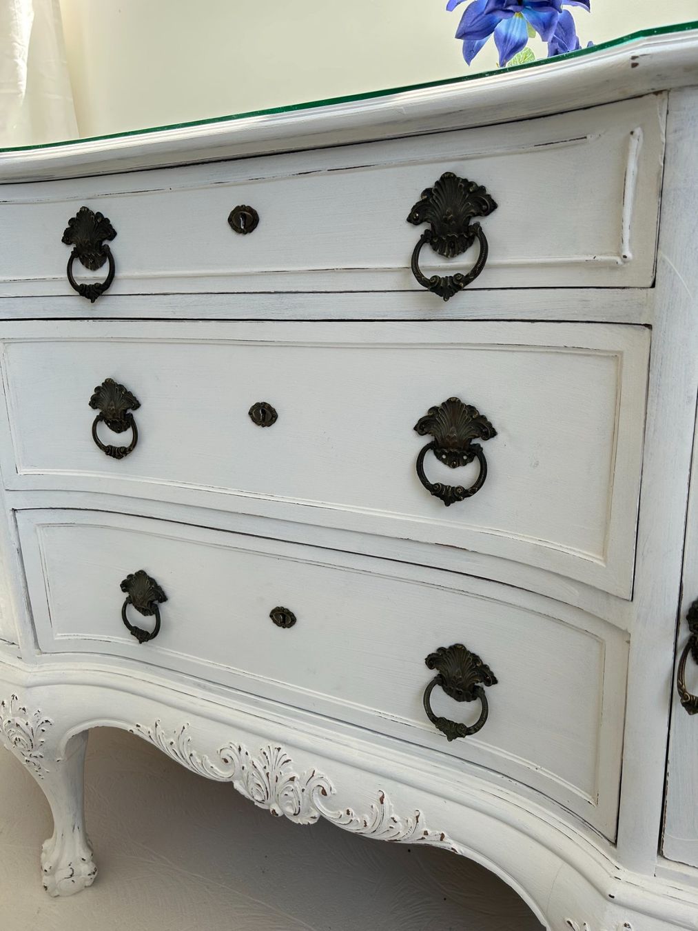 Cassettiere: Sideboard Anrichte Kommode venezianisch barock weiss börnie' – Usato da Gränichen venduto da boernies01 5