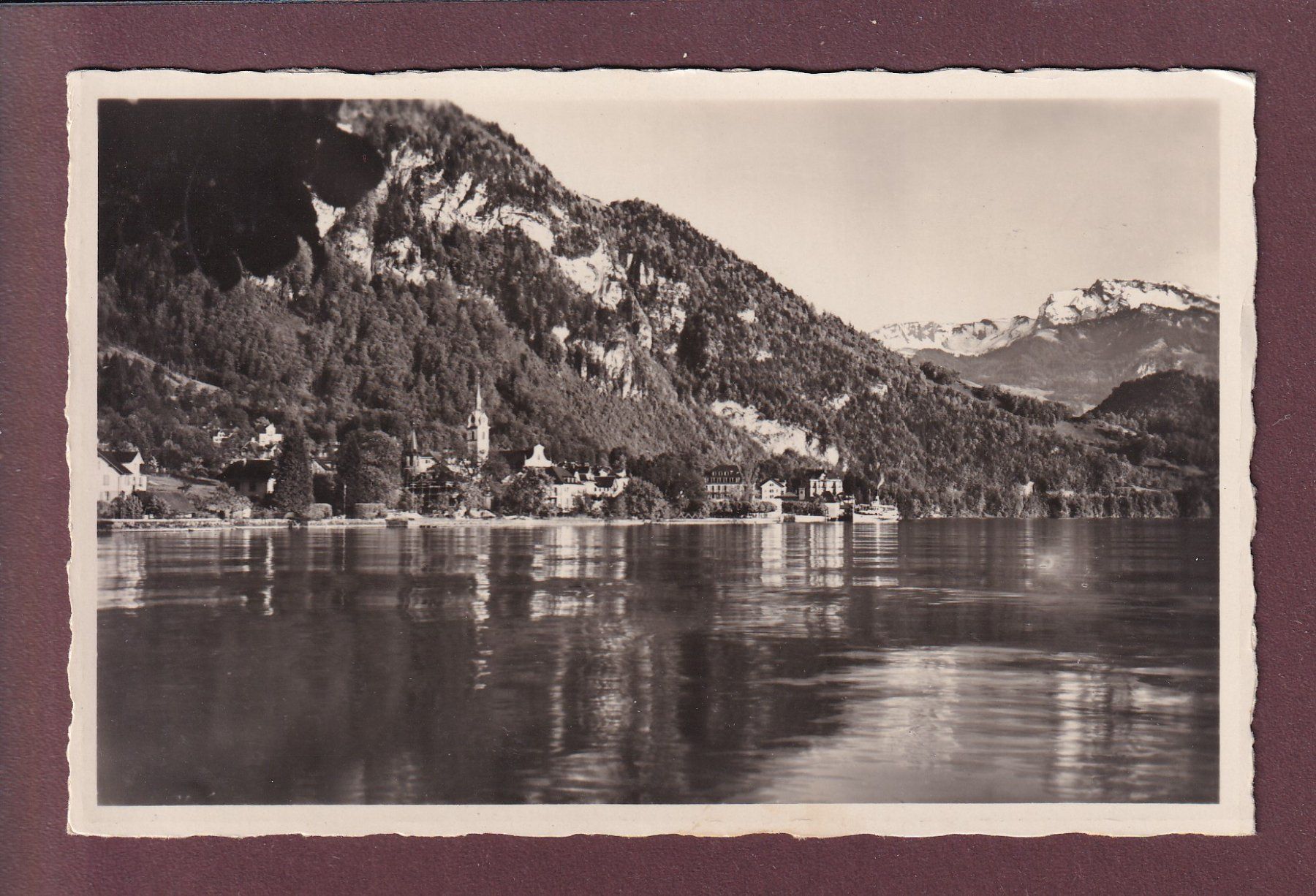 Ansichtskarten: VITZNAU - 1937 – Gebraucht aus Pully von nicecards