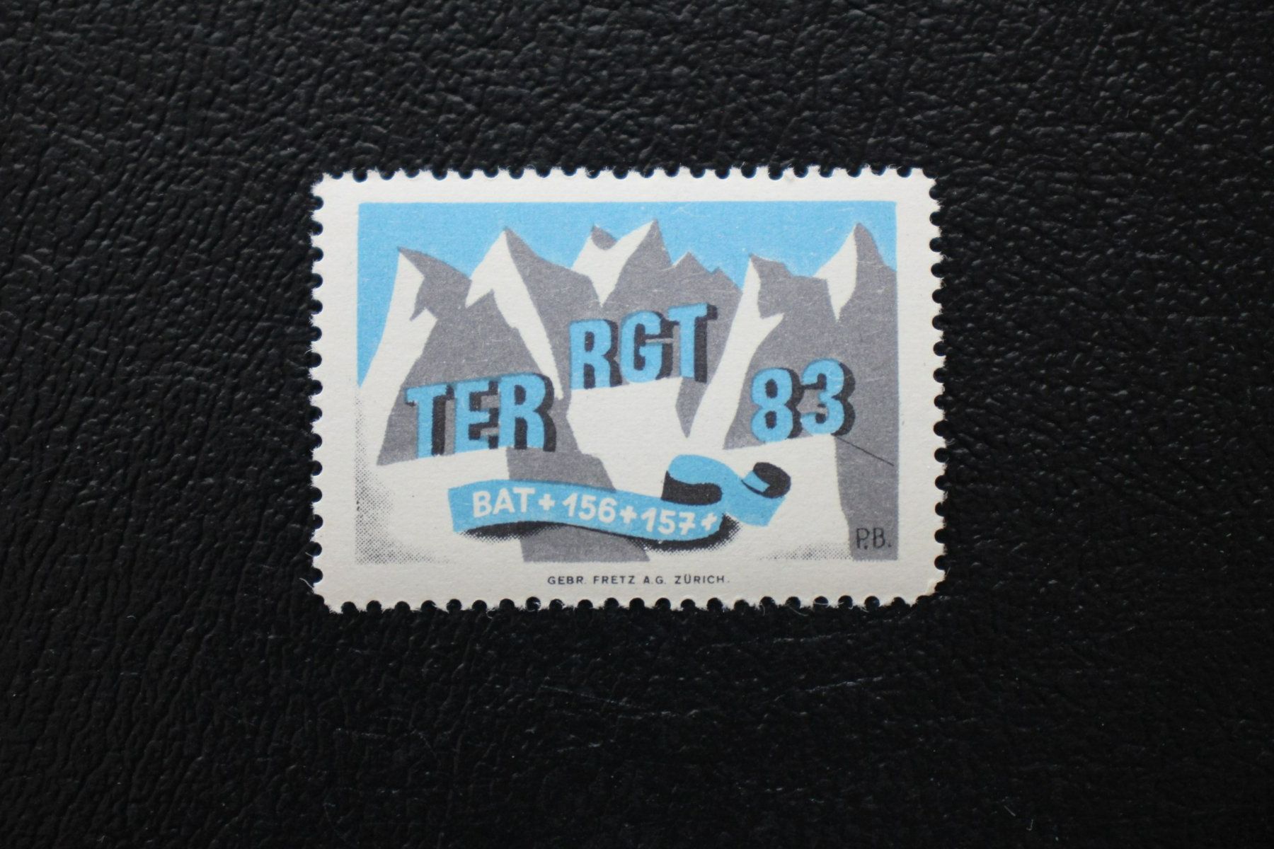 Tutti i francobolli: TER. RGT. 83 BAT + 156 + 157 + – Usato da Wiedlisbach venduto da Hrudolfo