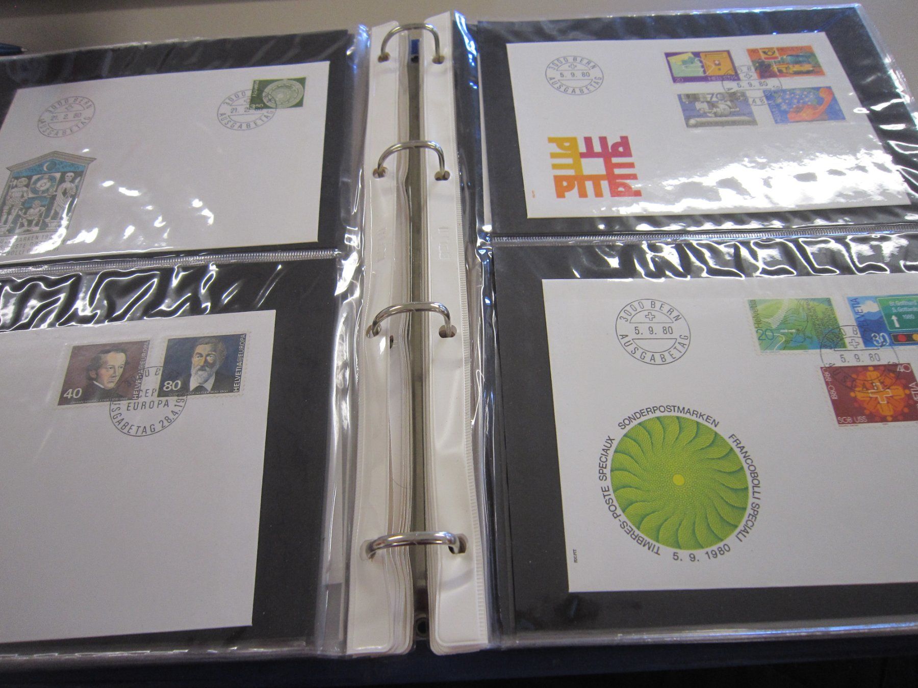 Tutti i francobolli: Schönes Album FDC – Usato da Giubiasco venduto da sal_9j6w 3