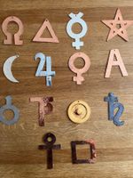 Metall-Weihnachtsbaum-Schmuck/Christmas Signs and Symbols