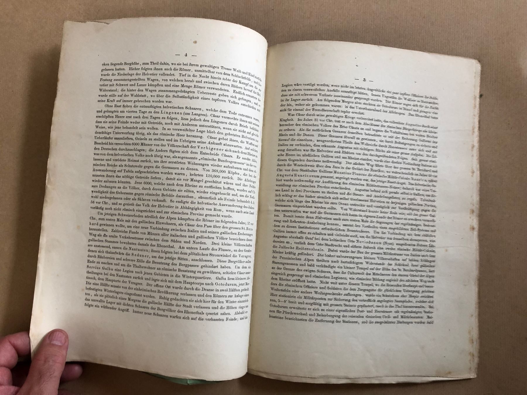Libri: Die Schweiz unter den Römern. 1862 – Usato da Zürich venduto da allp 3