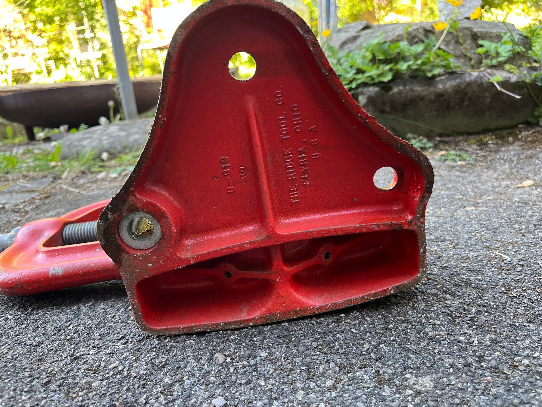 Ridgid Tutti gli attrezzi: Ridgid Rohrmontage-Schraubstock – Usato da Winterthur venduto da bauprofi07 2
