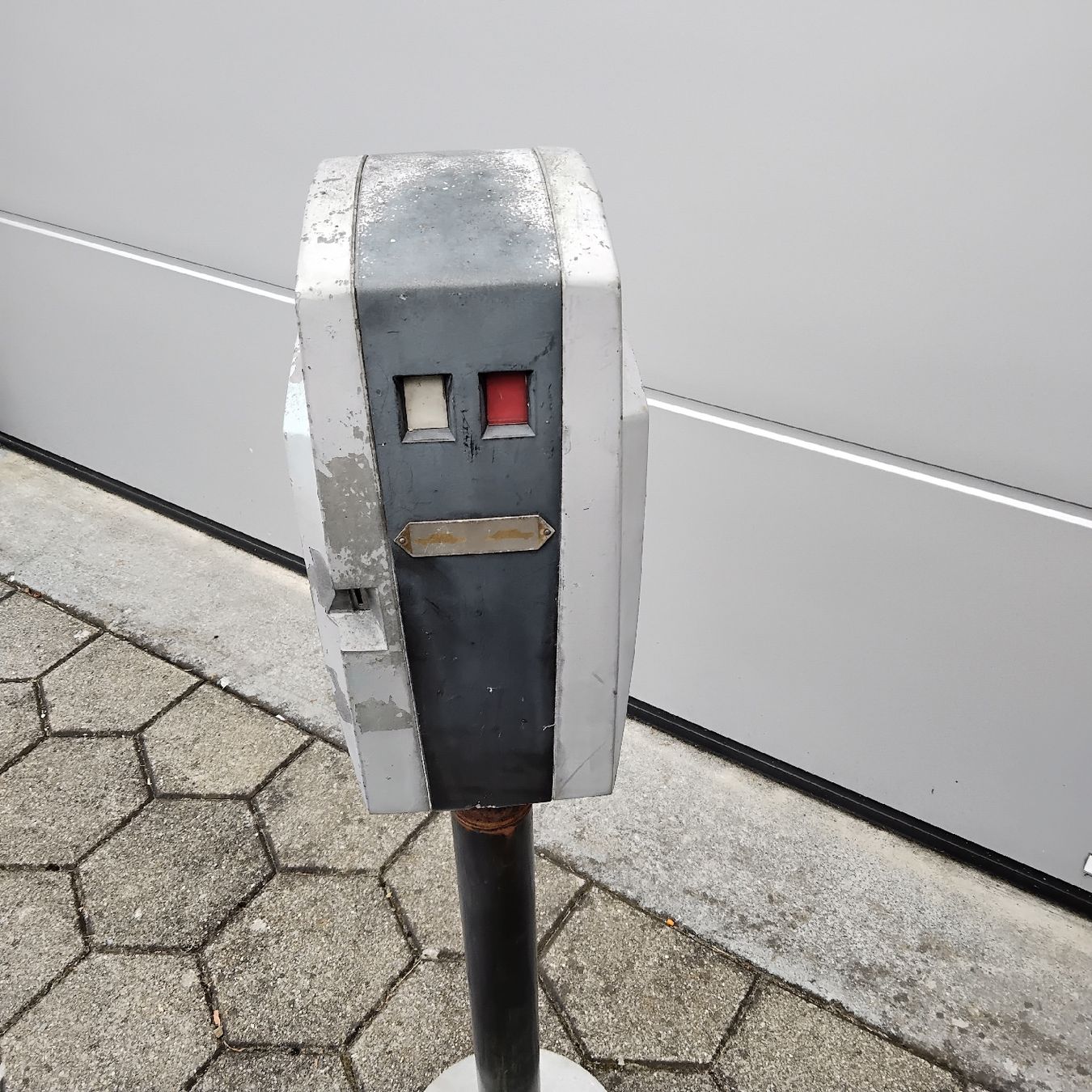 Sonstiges zum Sammeln & Seltenes: Originale Parkuhr Kienzle - Deko oder Restauration! – Defekt aus Jonen von Brokk 4