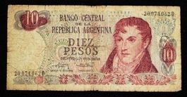 Diez Pesos - Banco Central- Republica Argentina - 20.074062D