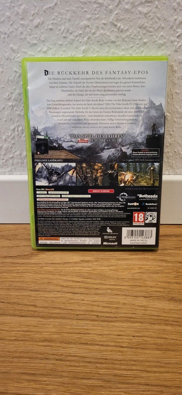 Microsoft Giochi: Xbox 360 - Skyrim – Usato da Münsingen venduto da Heroism2010 1