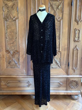 VINTAGE SET / Jacke+Rock / A GOLDEN EAGLE  NEU 40% Seide