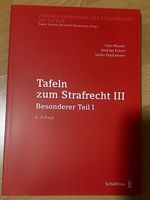 Tafeln zum Strafrecht III