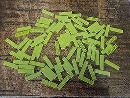 lego 2431 lot de 80 pièces Lime Tile 1 x 4