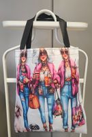 Stylische Tragetasche mit speziellem Motiv ca.40 x 26 cm