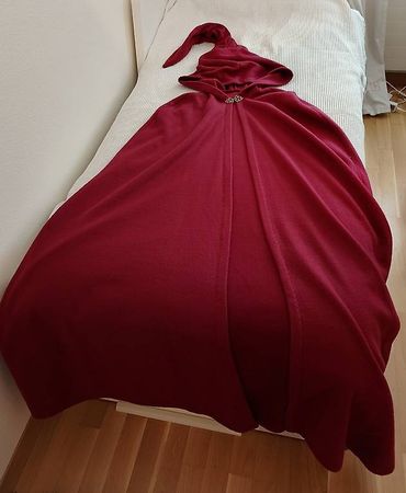 Elben Umhang "Herr der Ringe" Stil Rot