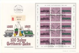 SBK SO75 mit Sonderstempel S. 1094  Grossbrief