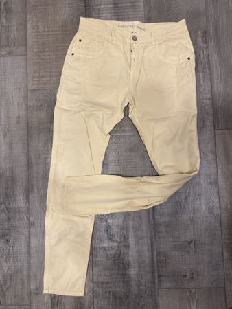 GANG Damenhose, Beige mit gelbem Ton mit Grösse 28 -