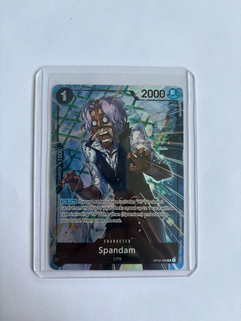 Spandam [Alternate Art] OP03-086 One Piece (Neu (gemäss Beschreibung ...