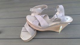 Sandalettes en cuir/daim Graceland, pointure 40, NEUF
