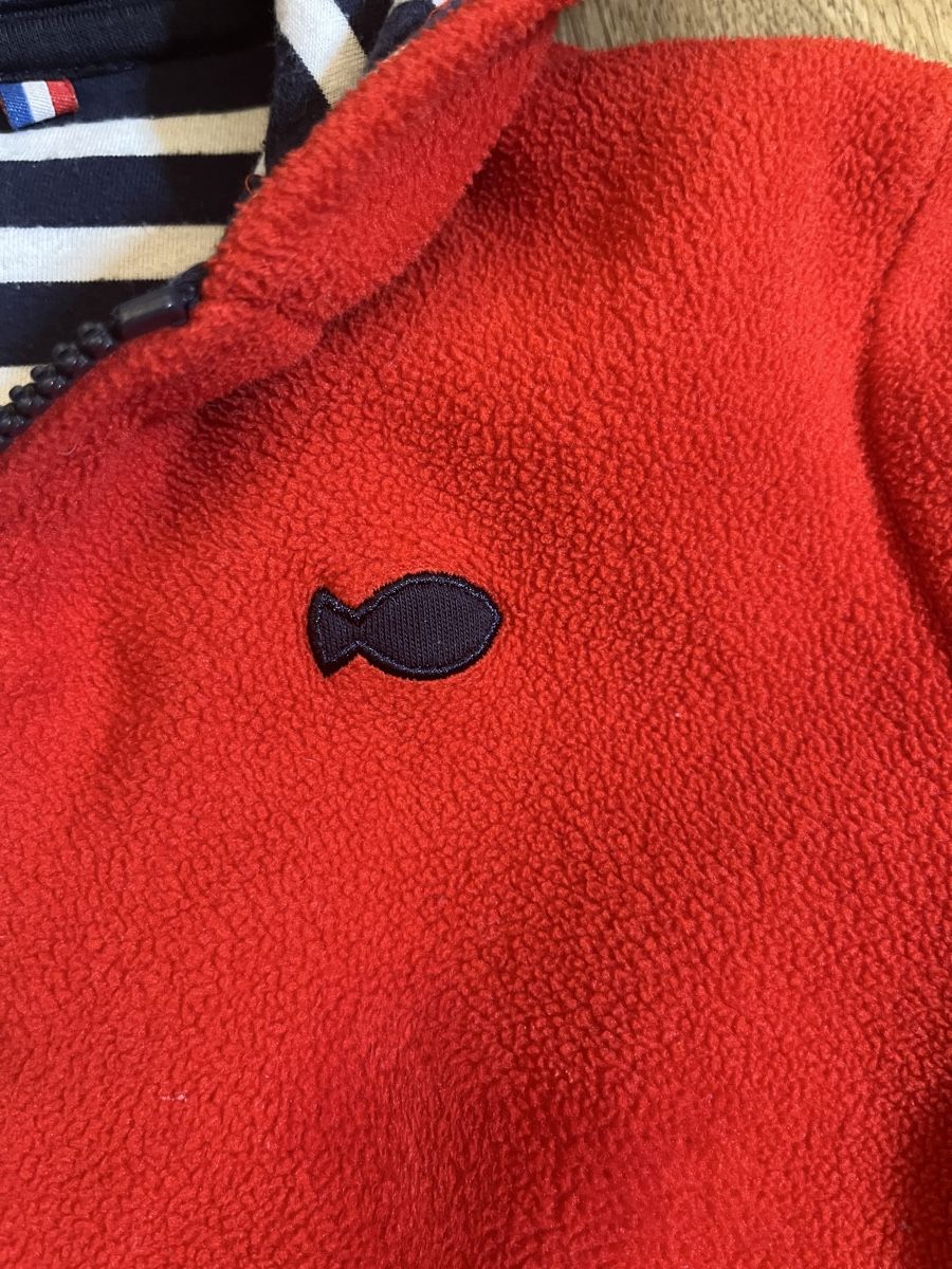 Maglioni & Felpe: 128cm Quality Fleece Jacket, 8A, Red & Navy – Usato da Zürich venduto da Alex.Zurich 1