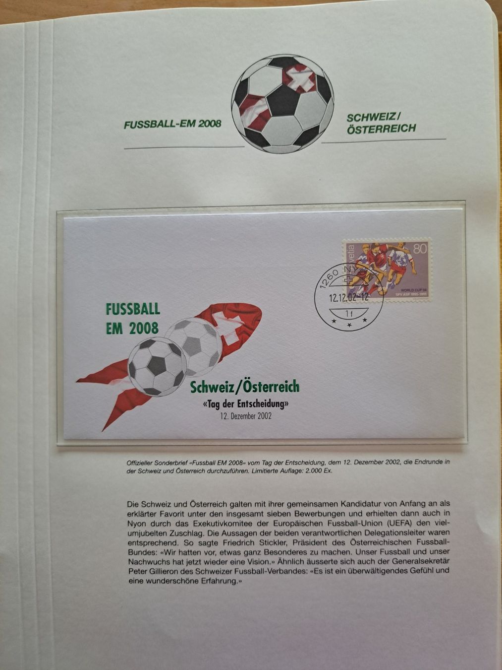 Album: Fussballalbum – Nuovo (secondo la descrizione) da Effretikon venduto da Girlen14 1