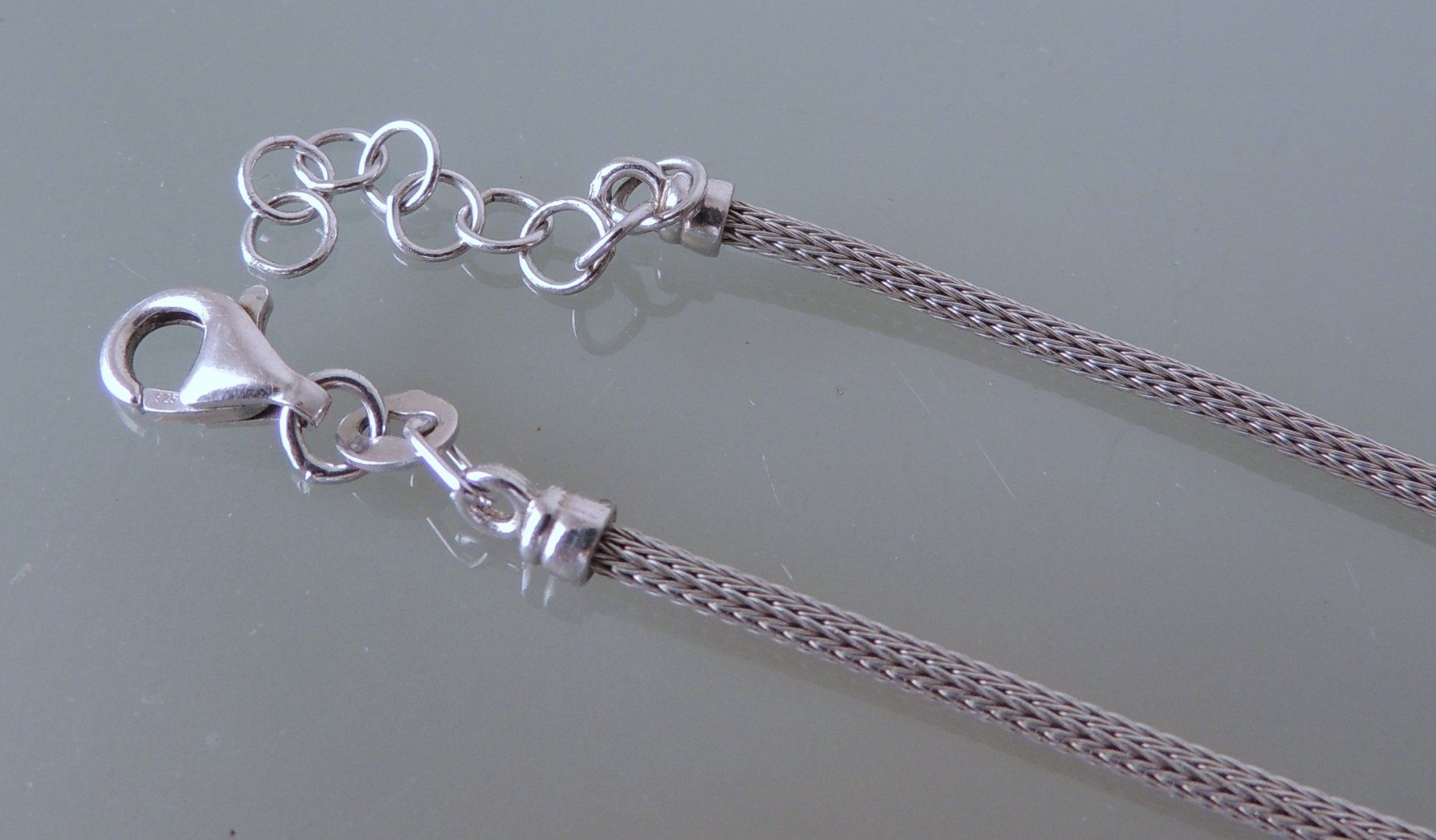 Catenine: Silber 925 Halskette 42 cm – Usato da Waldenburg venduto da schaller707 2