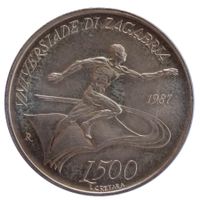 San Marino 500 Lire 1987 Silber