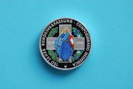 Taler 1998, 150 Jahre Bundesverfassung, Silber 1 Unze