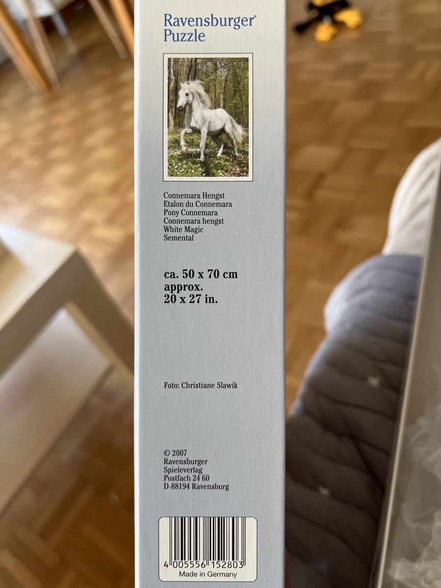 Ravensburger Puzzle: Ravensburger 1000er Puzzle Connemara Hengst – Usato da Aarau venduto da Tam6 3