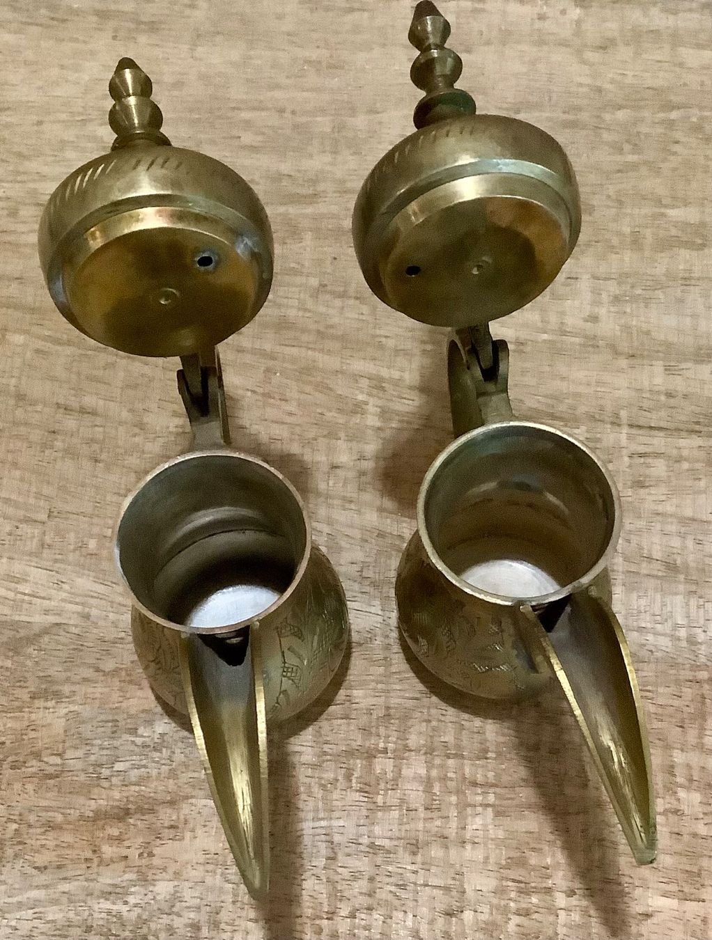 Teiere: Vintage Messing Dallah Kaffeekannen Set - Deko – Usato da Root venduto da ENGLAND-TREASURES 4
