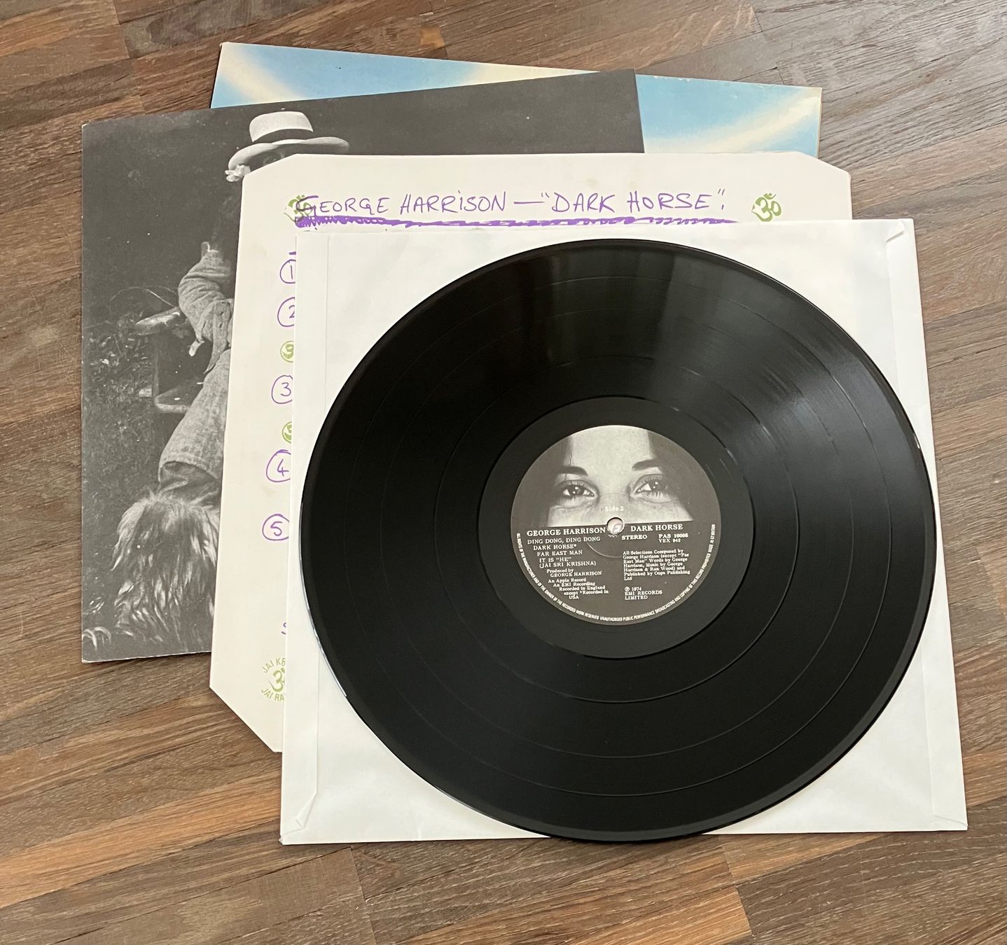 Dischi in vinile: GEORGE HARRISON - DARK HORSE – Usato da steffisburg venduto da Dstauffer 3