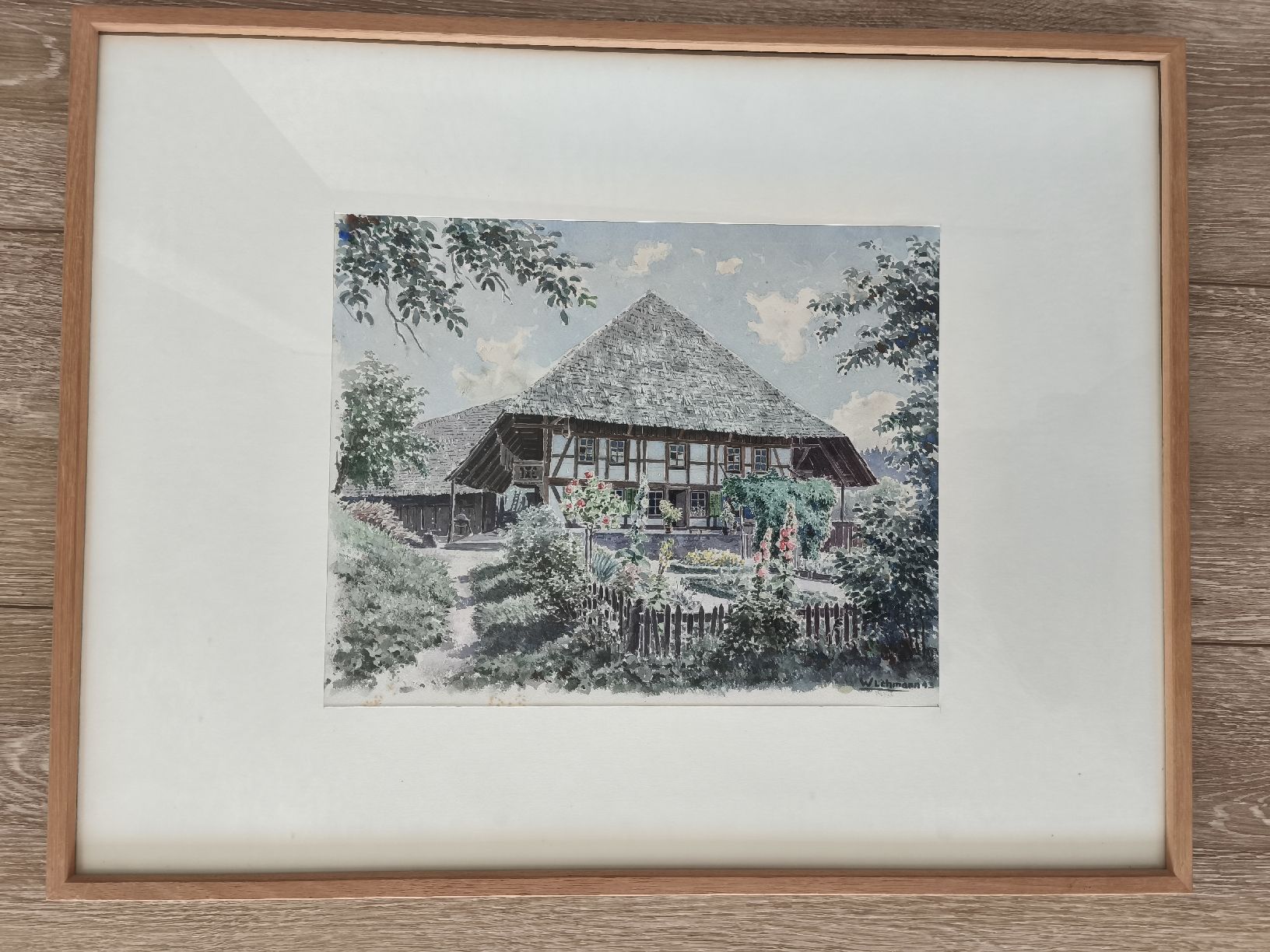Foto & Immagini: Aquarell Bild – Nuovo (secondo la descrizione) da Ottikon b.Kemptth. venduto da tin_ym9g