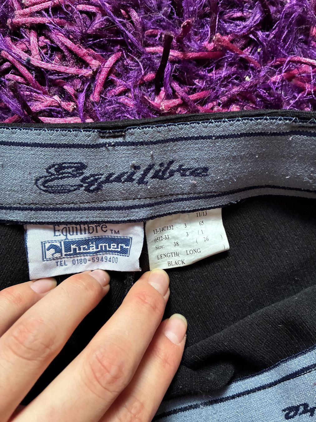 Hosen: Pantalon équitation classique noir - Taille 38 – Gebraucht aus Corcelles-près-Payerne von CyndelleMaiwen 5