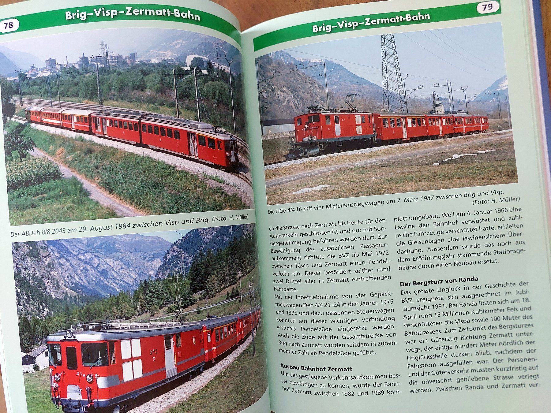 Bücher: Schweizer Bahnen Band 3 - Wallis - Prellbock – Gebraucht aus Schönenwerd von Steidi 4