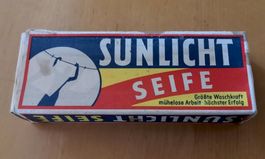 Antike Waschseife Sunlight von 1948 / 50