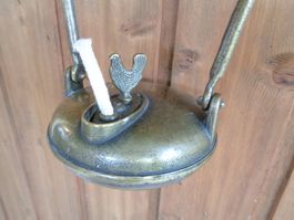 ALTE LAMPE GRUBENLAMPE OELLAMPE EVTL. BRONCE