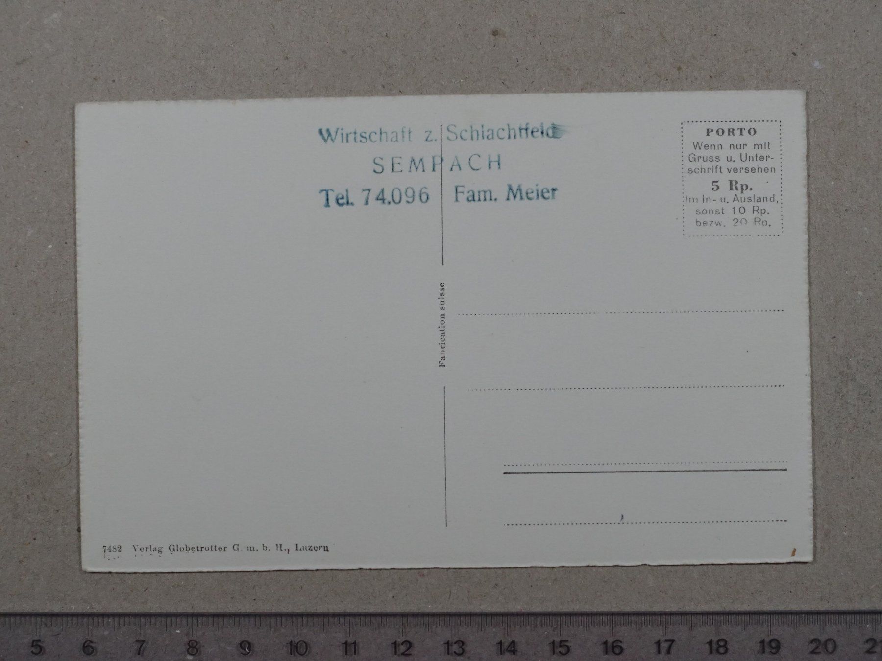 Cartoline postali: Sempach, Inneres Schlachtkapelle – Usato da Lenzburg venduto da fh1 1
