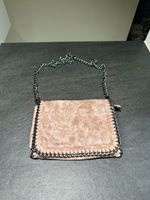 Tasche mit Kette rosa Clutch neuwertig