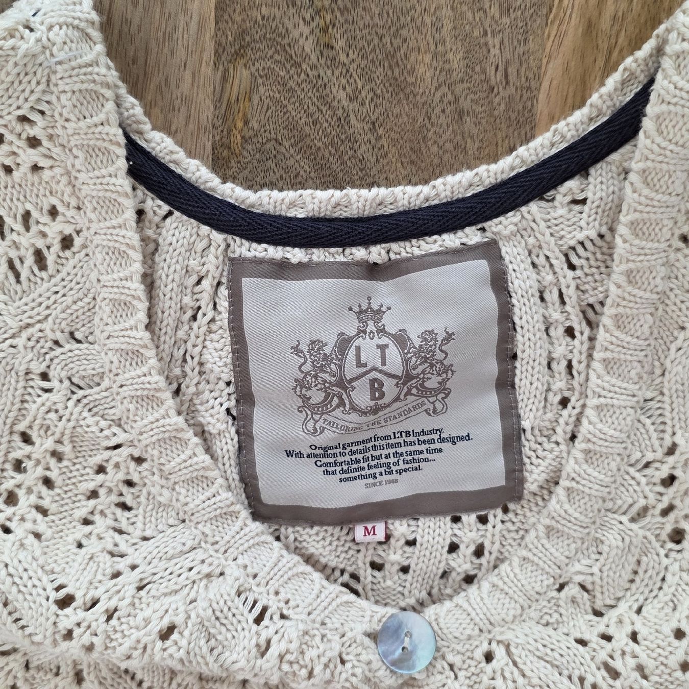 Bolero: Strickjacke kurzarm beige Grösse M – Nuovo (secondo la descrizione) da Rheinsulz venduto da Gilea 5