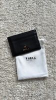 Elegantes Furla Kartenetui, Schwarz - Leder
